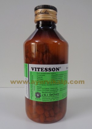 J & J Dechane, VITESSON, 300 Tablets, Tranquillizer